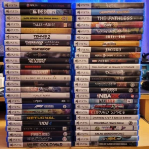 Palette de 200 CD de jeux premium pour PS3, PS4 et PS5