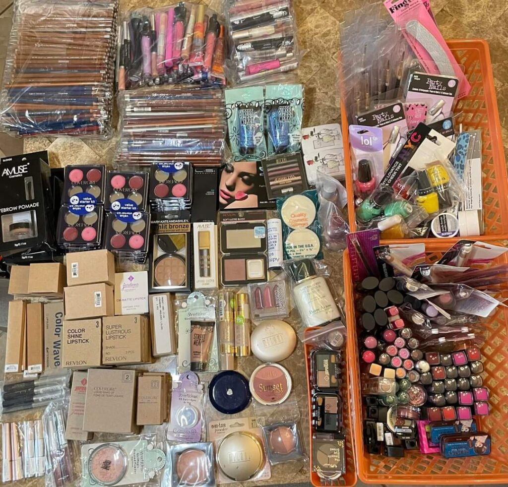 Palette cosmétique de marques mixtes – 1000 unités