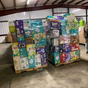 Palette en gros de lingettes pour bébés – Pampers et Huggies