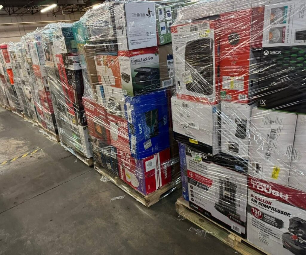 Palettes de surplus Walmart – Neuves, scellées – Prix de gros
