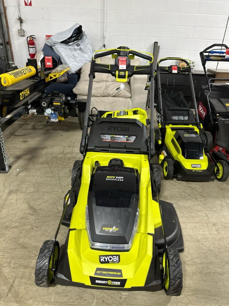 Ryobi 80v HP Whisper Series 30″ Self-Propelled Lawn Mower